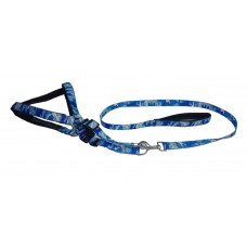Scoobee Dog Military Style Padded Nylon Harness And Leash Set 1 Inch